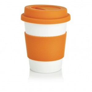 XD Design - Loooqs Pla eko pohár na kávu oranžový